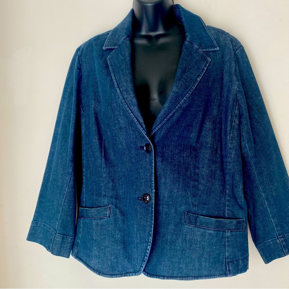 Talbots Denim Jacket. Stretch. Size 18 (XL)